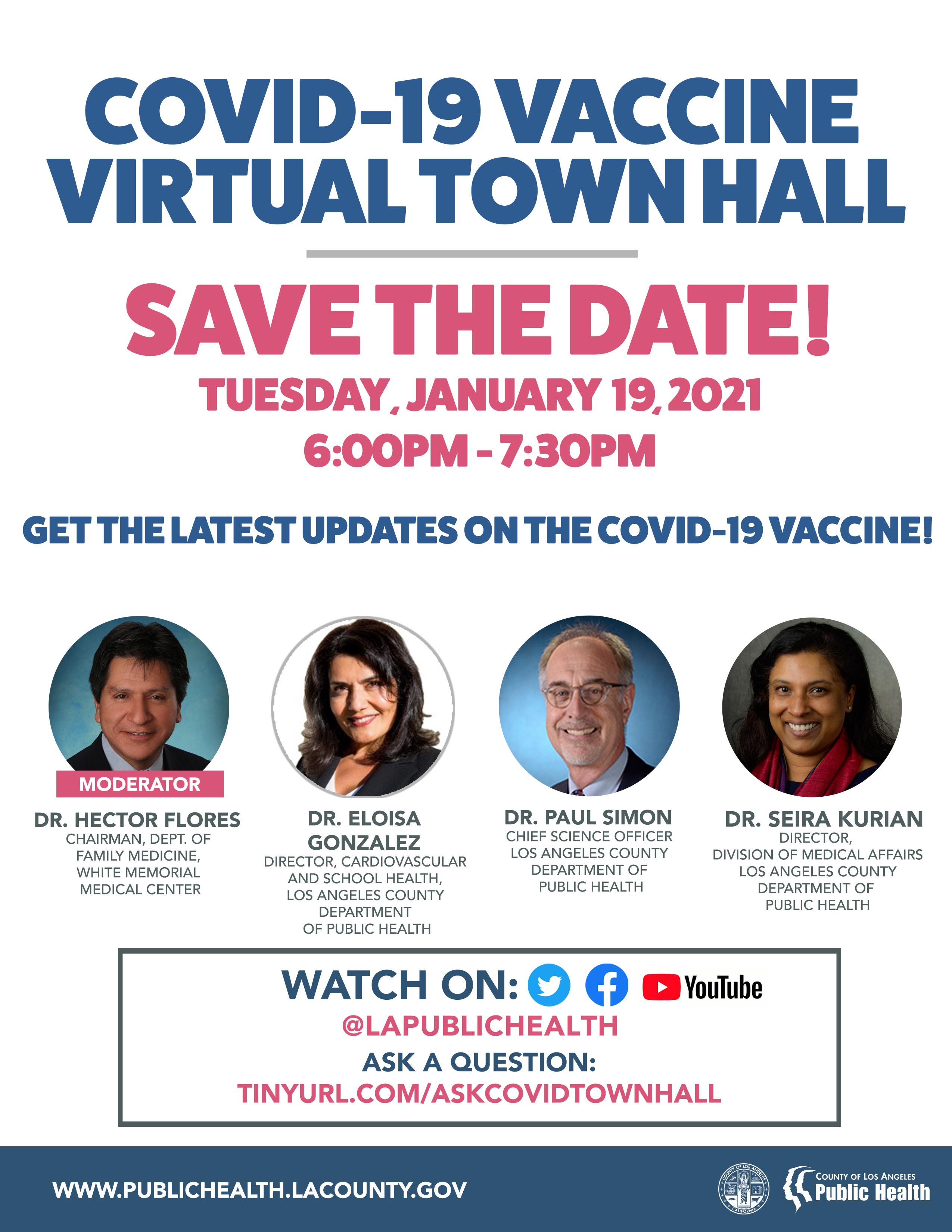 Covid 19 Vaccine Virtual Town Hall City Hall Scoop