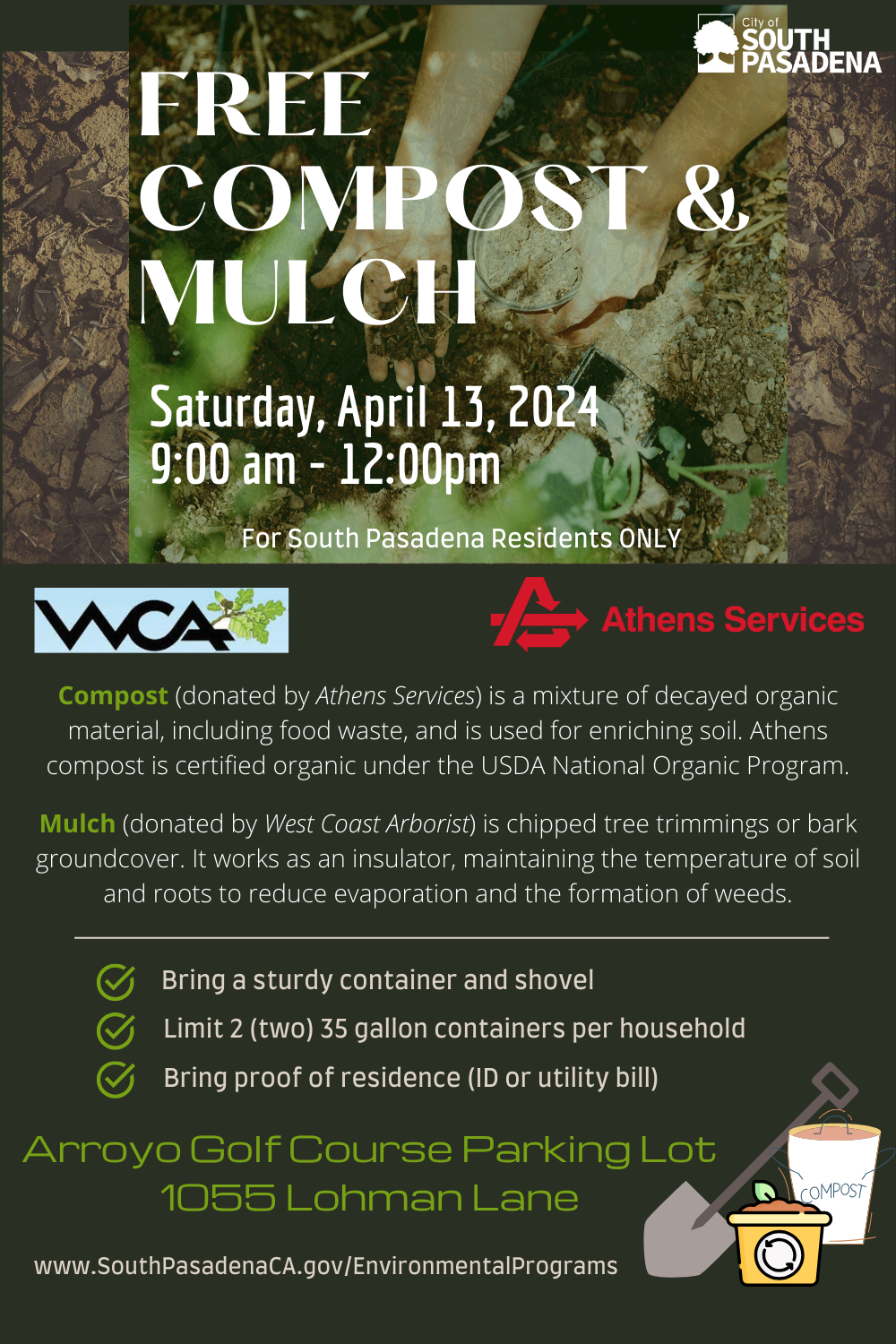 Free Compost and Mulch Giveaway City Hall Scoop